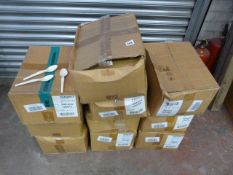 10 Boxes of Disposable Dessert Spoons