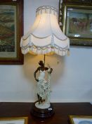 Large Guiseppi Armani Table Lamp with Shade