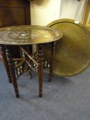 Benares Brass Top Table