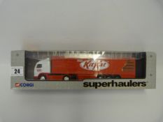 Boxed Corgi 1:50 Scale Volvo Curtain Sider KitKat