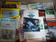 Large Quantity of Motor Cycle Programmes - Cadlwell Park - Malory Park - Brands Hatch etc