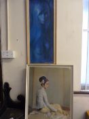 Framed Layton Jones Painting & Another