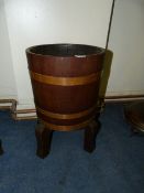 Brass Bound Planter Made from The Battleships of Britain