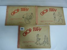 Volumes 1, 2 & 3 of Chop Suey which Depicts the Japanese Occupation of Malaya