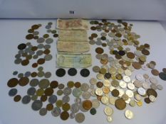 Collection of Vintage Coins & Notes