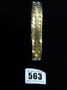 Lady's 18ct Gold Bracelet Weighing Approximately 50gms