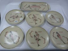 Poole Fish Service Dinner Set
