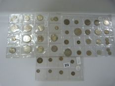 Selection of Vintage silver & other Coins
