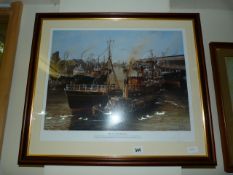 Framed Adrian Thompson Print - Tricky Manouvers