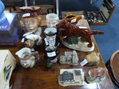 Collection of Toby Jugs - Lilliput etc
