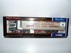 Boxed 1:50 Scale Corgi Scania 4 Series Curtain Sider Westfields Transport