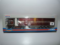 Boxed 1:50 Scale Corgi Scania Fridge Trailer Dennis Oates & Sons