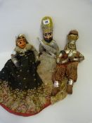 3 Early Puppet Dolls