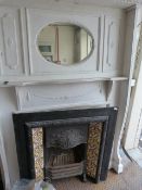 Edwardian Fire Surround with Fire Place
