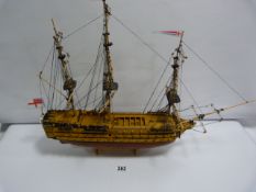 Hand Built Model of HMS Victory