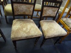 2 Edwardian Dining Chairs