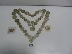 Collection of Silver Coinage - Period 1922-1884