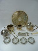 Silver Plated Tea Service - Sugar Bowl etc
