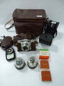 Collection of Old Cameras & Equipment