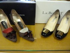 2 Pairs of Ladies High Fashion Shoes - L K Bennett & Armani