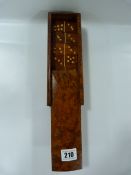 Walnut Cased Set of Dominoes