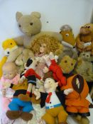 2 Boxes of Various Teddy Bears - Wombles etc