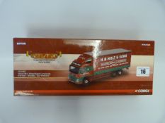 Boxed Corgi 1:50 Scale Volvo FM 6 Wheel Rigid Curtain Side Lorry