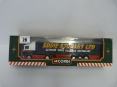 Boxed 1:50 Scale Scania Curtain Side Trailer Eddie Stobart