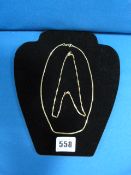 2 x 9ct Gold Necklaces Weighing Approximately 8gms