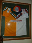 Framed Rugby League England v Austrailia Signed Shirt