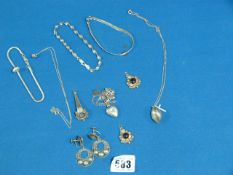 Quantity of Silver Jewellery