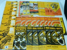 Collection of Hull City Programmes