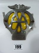 Vintage AA Badge