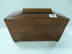 Mahogany Tea Caddy