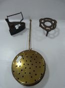 Brass Chestnut Warmer - Flat Iron etc