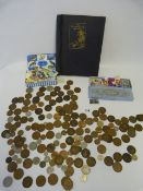 Tray of Old Coinage & Stamps