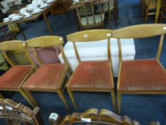 Set of 4 1960's Dining Chairs