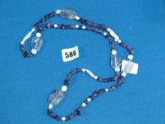 Pearl & Amethyst Necklace