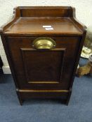 Oak Cased Coal Scuttle