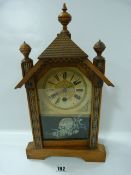 Oak Cased Mantle Clock