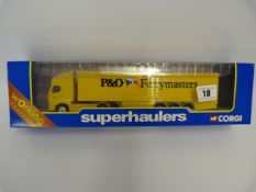 Boxed Corgi Renault Premium Curtain Sider (P & O)