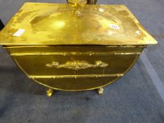 Brass Coal Box
