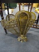 Brass Firescreen