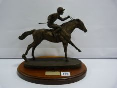 Racing Figurine for The Dunstall Park Winner in The Year 2000