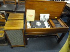Dinatron Radio/ Record Player Cabinet with Speakers