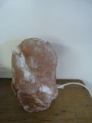 Illuminating Crystal Stone Lamp