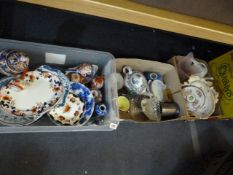 4 Boxes of Vintage China & Glassware