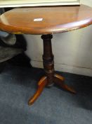 Mahogany Tripod Table
