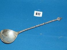 Silver Norwegian Decorative Spoon