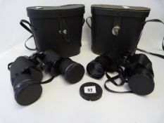 2 Cased Sets of Binoculars